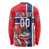 Custom Norway Hockey Long Sleeve Shirt The Polar Bears Hockey - Wonder Print Shop