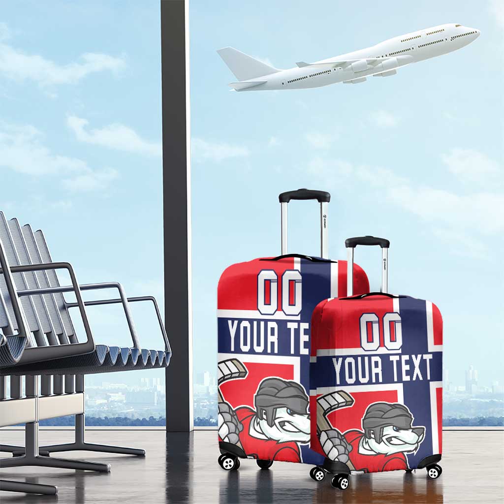 Custom Norway Hockey Luggage Cover The Polar Bears Hockey - Wonder Print Shop