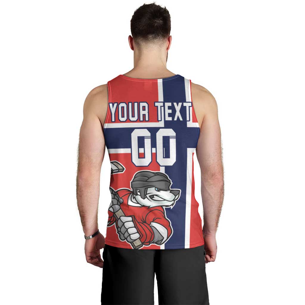 Custom Norway Hockey Men Tank Top The Polar Bears Hockey - Wonder Print Shop