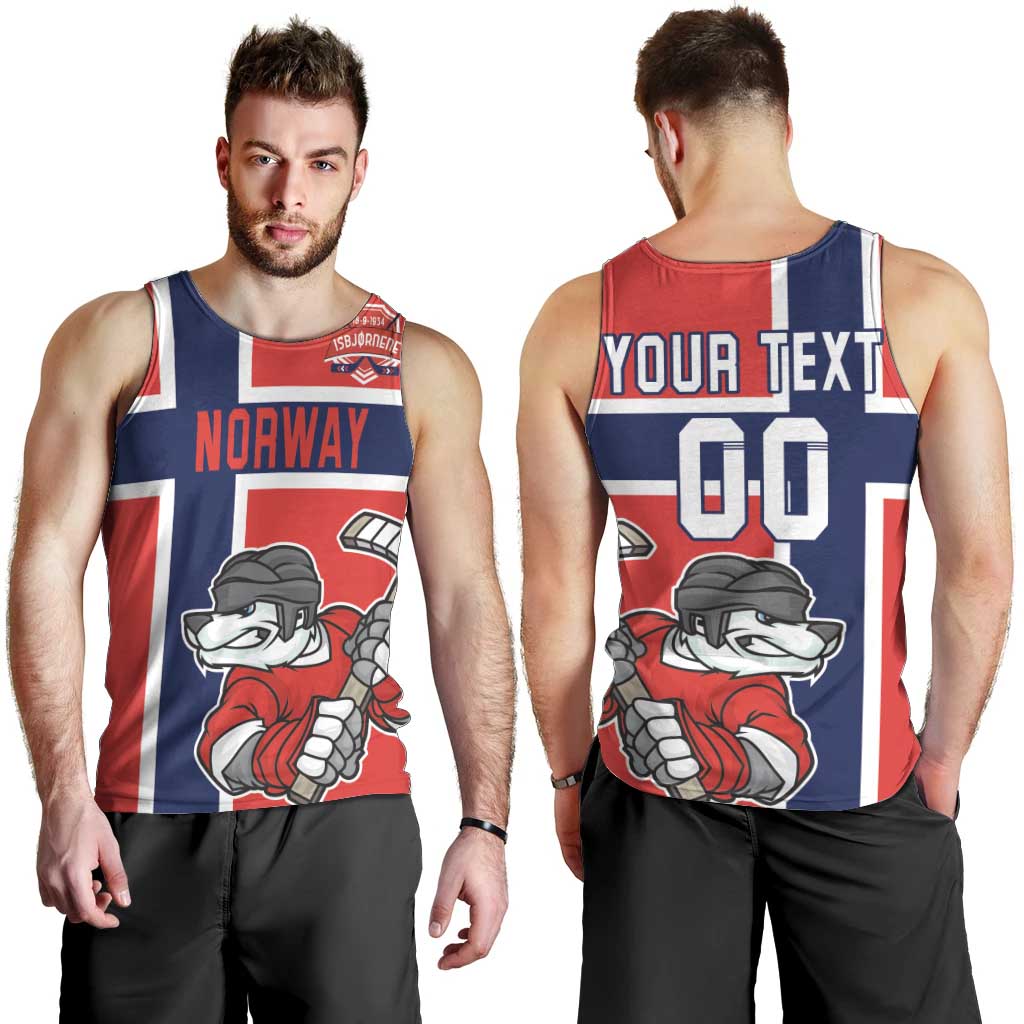 Custom Norway Hockey Men Tank Top The Polar Bears Hockey - Wonder Print Shop
