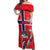 Custom Norway Hockey Off Shoulder Maxi Dress The Polar Bears Hockey - Wonder Print Shop