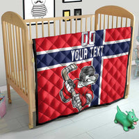 Custom Norway Hockey Quilt The Polar Bears Hockey - Wonder Print Shop