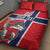 Custom Norway Hockey Quilt Bed Set The Polar Bears Hockey - Wonder Print Shop