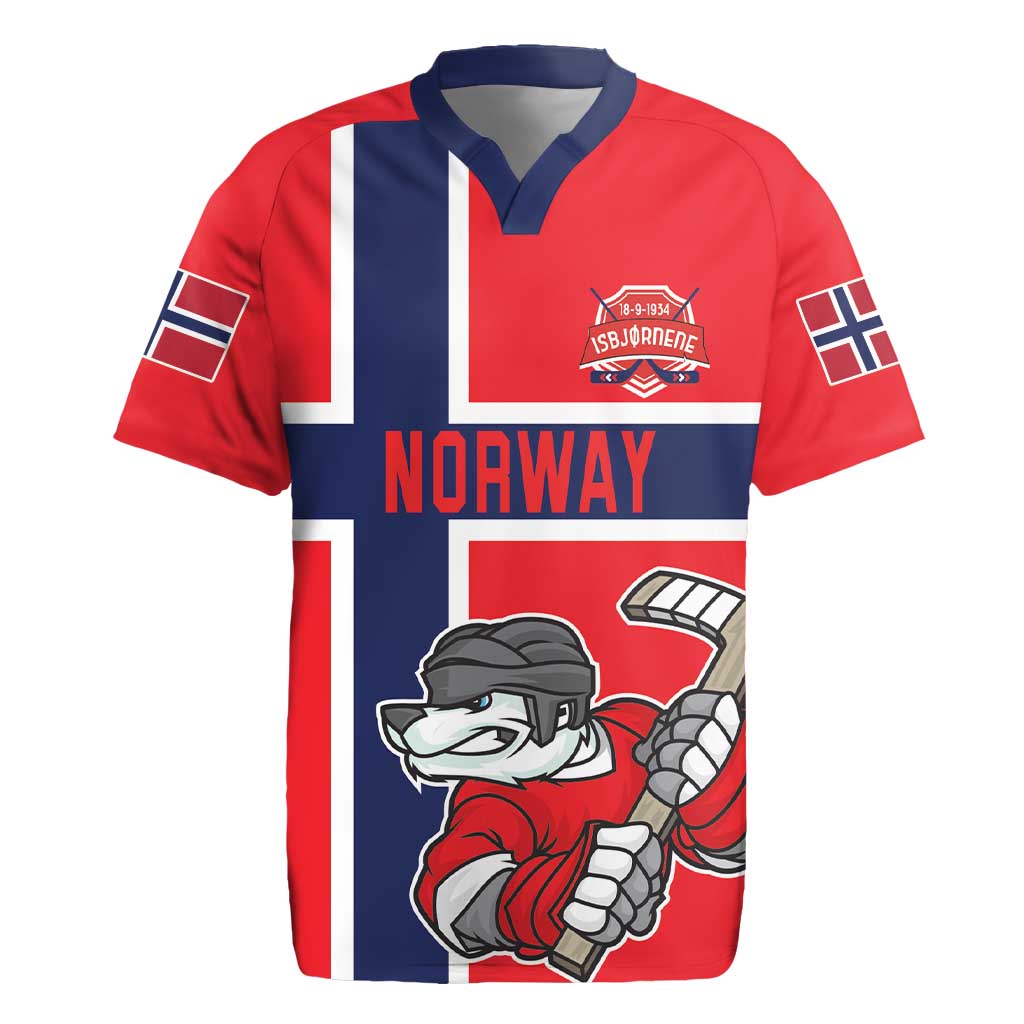 Custom Norway Hockey Rugby Jersey The Polar Bears Hockey - Wonder Print Shop
