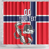 Custom Norway Hockey Shower Curtain The Polar Bears Hockey