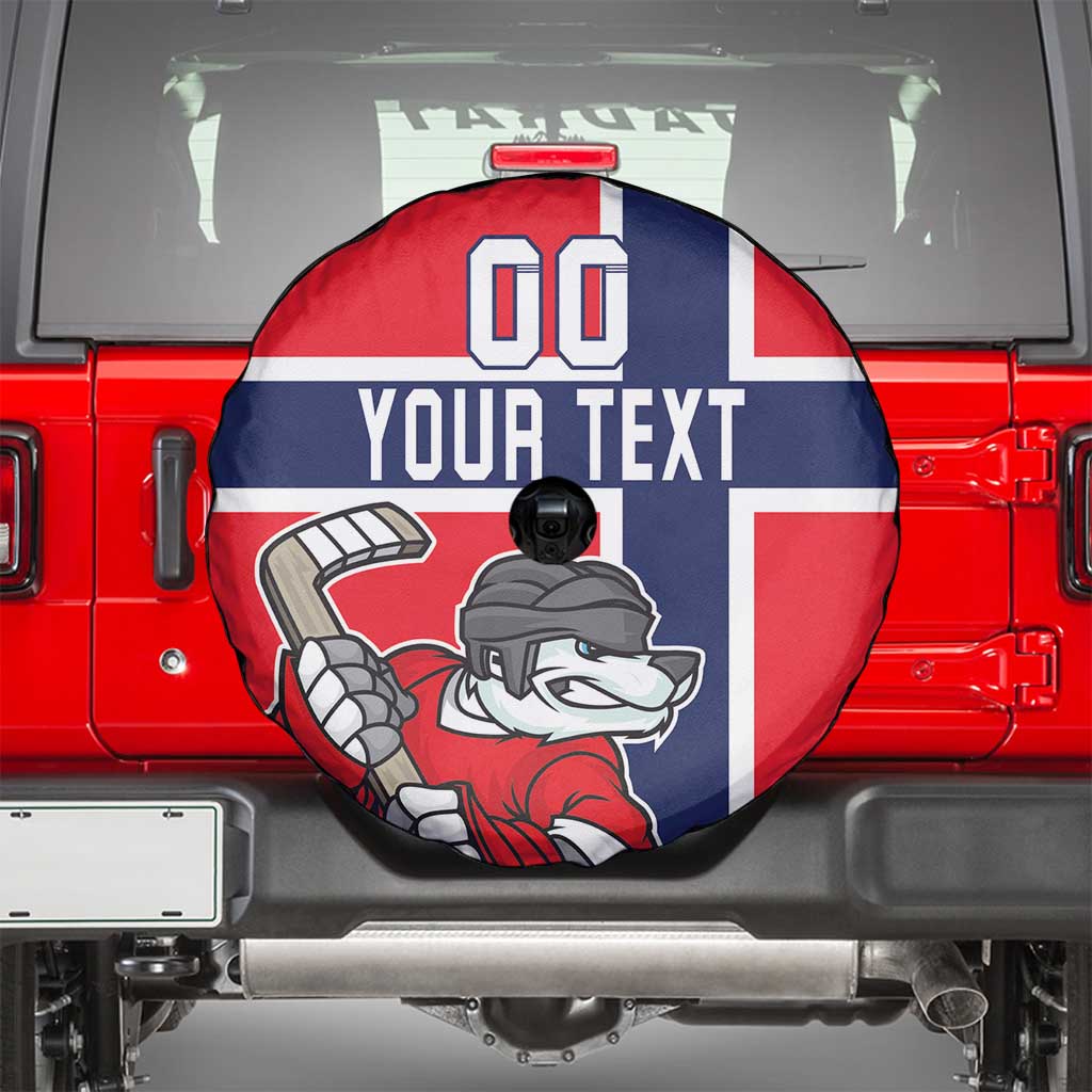 Custom Norway Hockey Spare Tire Cover The Polar Bears Hockey - Wonder Print Shop