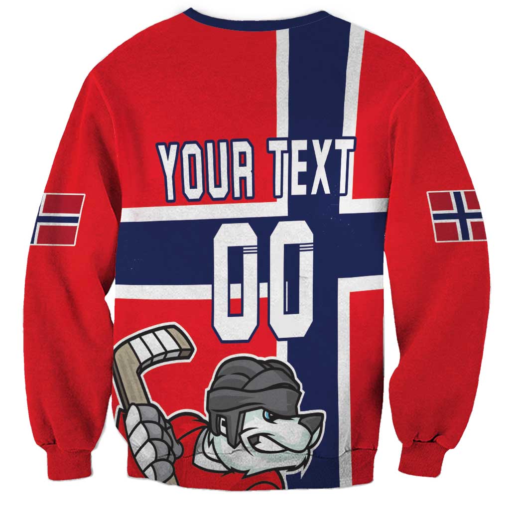 Custom Norway Hockey Sweatshirt The Polar Bears Hockey - Wonder Print Shop