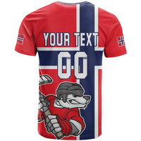 Custom Norway Hockey T Shirt The Polar Bears Hockey - Wonder Print Shop