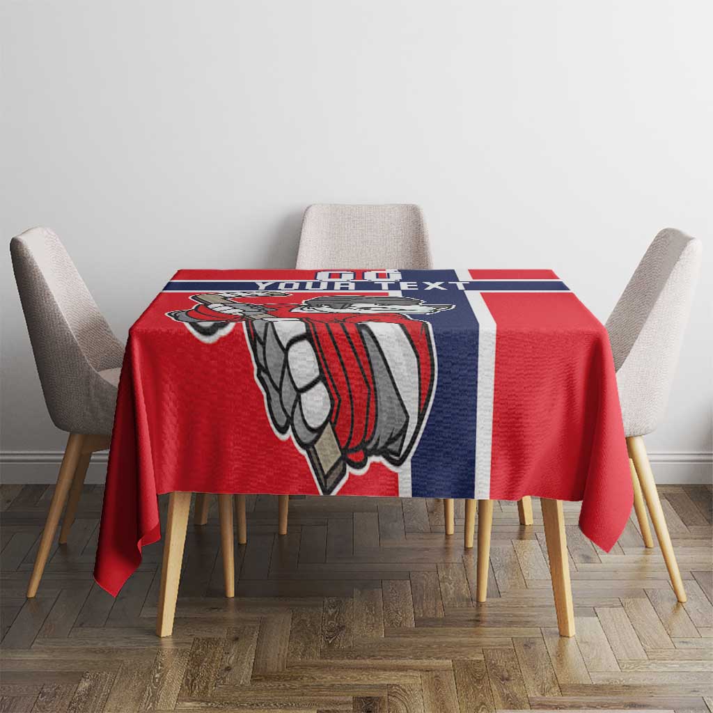 Custom Norway Hockey Tablecloth The Polar Bears Hockey - Wonder Print Shop