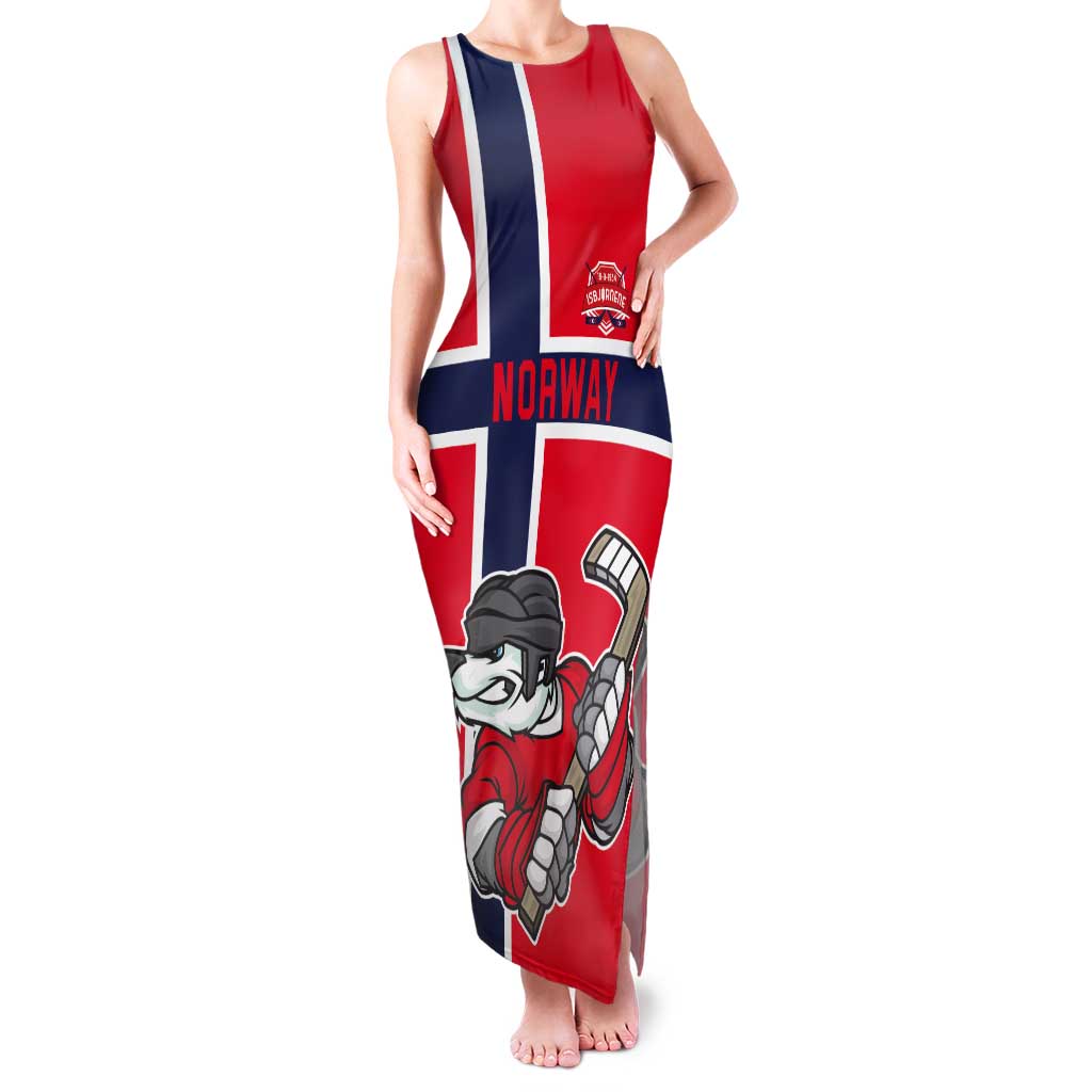 Custom Norway Hockey Tank Maxi Dress The Polar Bears Hockey - Wonder Print Shop