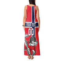 Custom Norway Hockey Tank Maxi Dress The Polar Bears Hockey - Wonder Print Shop