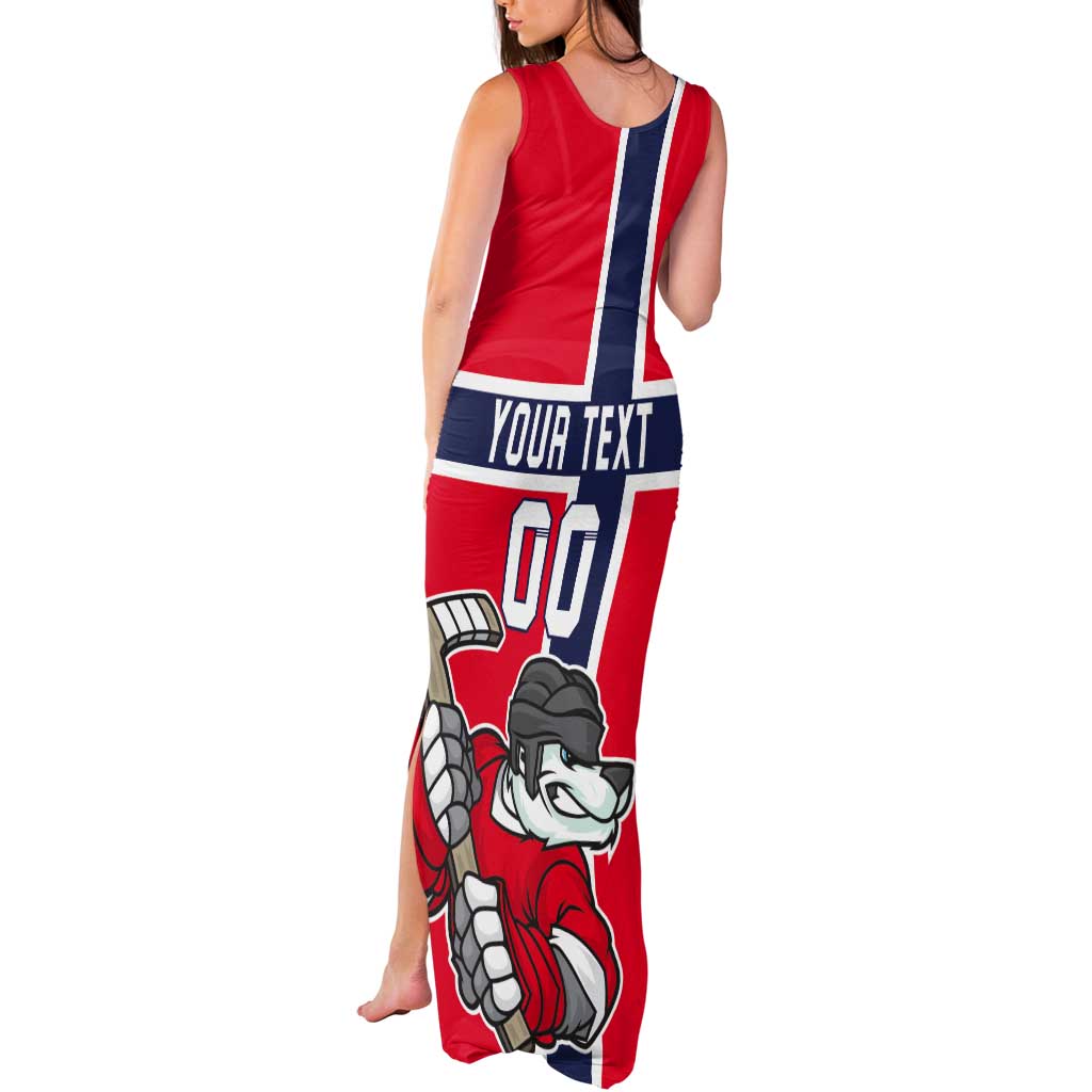 Custom Norway Hockey Tank Maxi Dress The Polar Bears Hockey - Wonder Print Shop