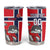 Custom Norway Hockey Tumbler Cup The Polar Bears Hockey - Wonder Print Shop