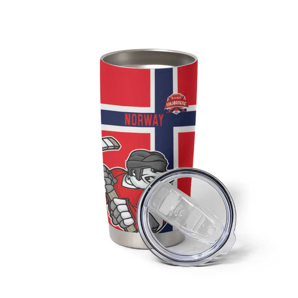 Custom Norway Hockey Tumbler Cup The Polar Bears Hockey - Wonder Print Shop