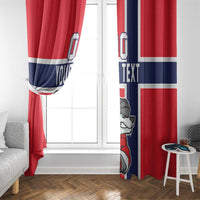 Custom Norway Hockey Window Curtain The Polar Bears Hockey - Wonder Print Shop