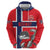Custom Norway Hockey Zip Hoodie The Polar Bears Hockey - Wonder Print Shop
