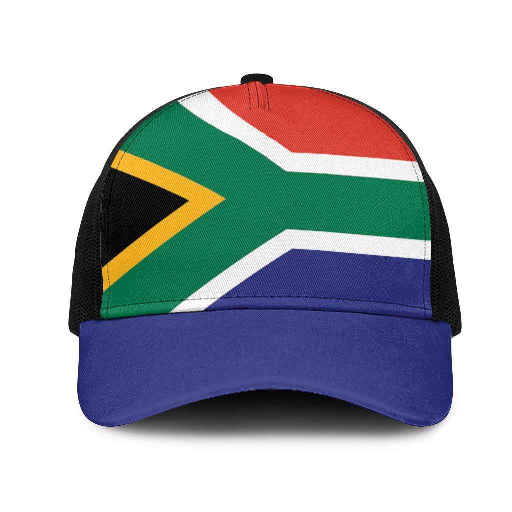 South Africa Mesh Trucker Cap Flag Color Inspiration - Wonder Print Shop