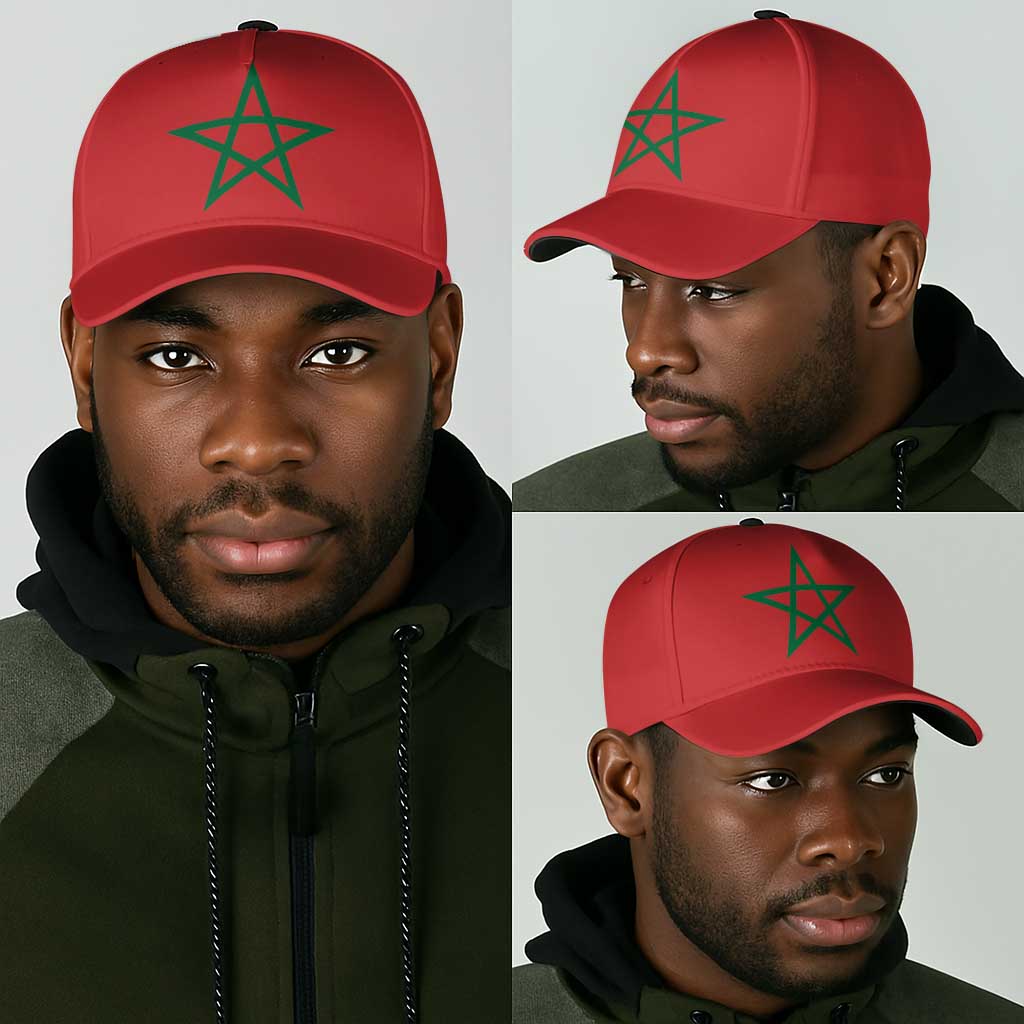 Morocco Classic Cap Flag Color Inspiration - Wonder Print Shop