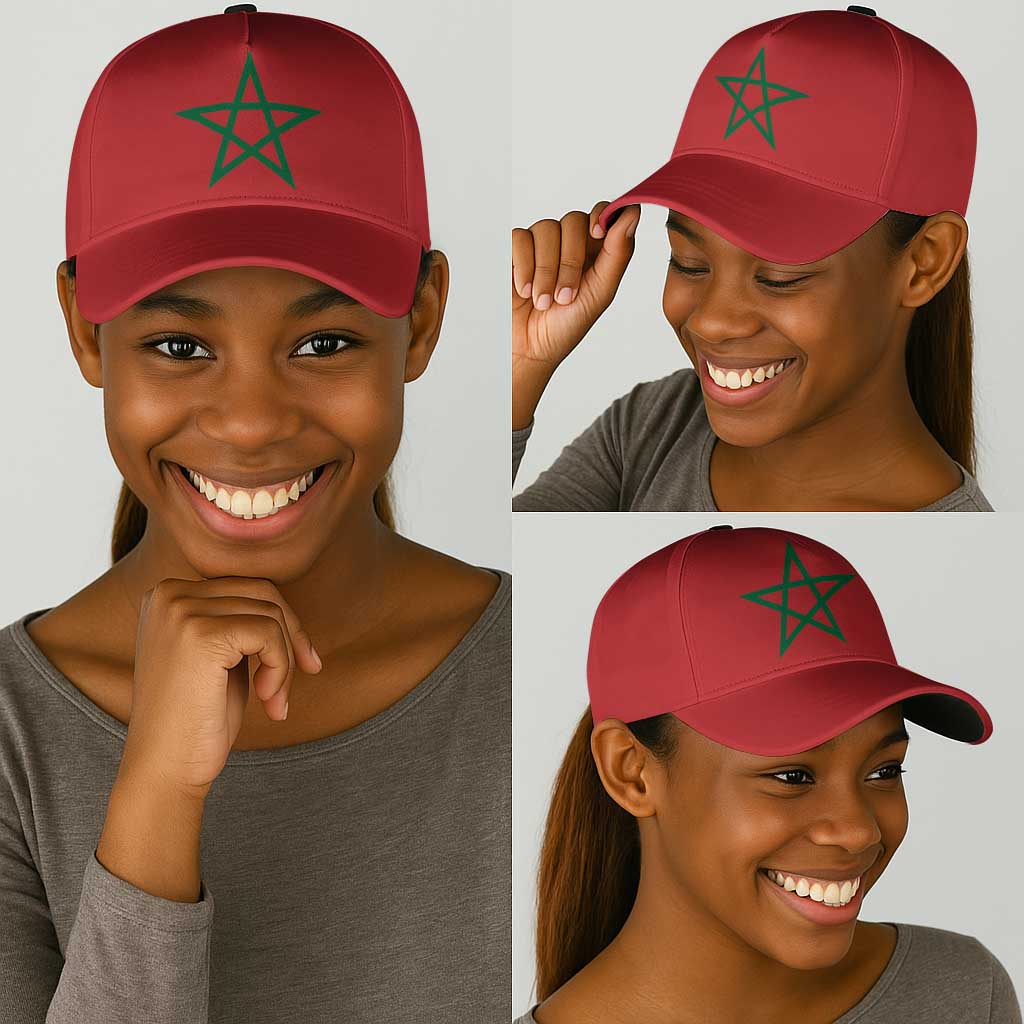 Morocco Classic Cap Flag Color Inspiration - Wonder Print Shop