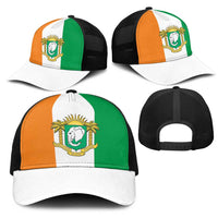 Ivory Coast Mesh Trucker Cap Flag Color Inspiration - Wonder Print Shop