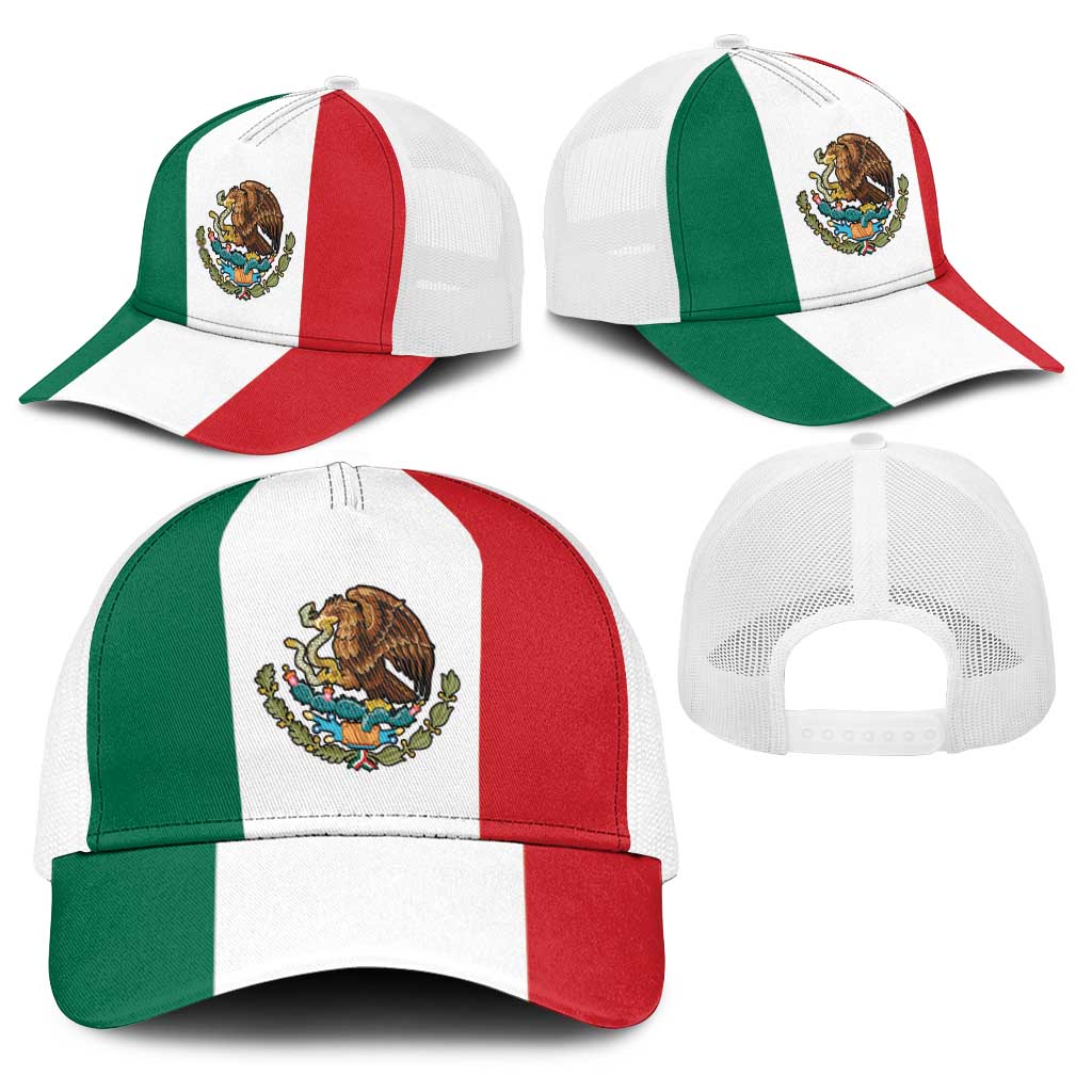 Mexico Baseball Net Cap Flag Color Inspiration - Wonder Print Shop