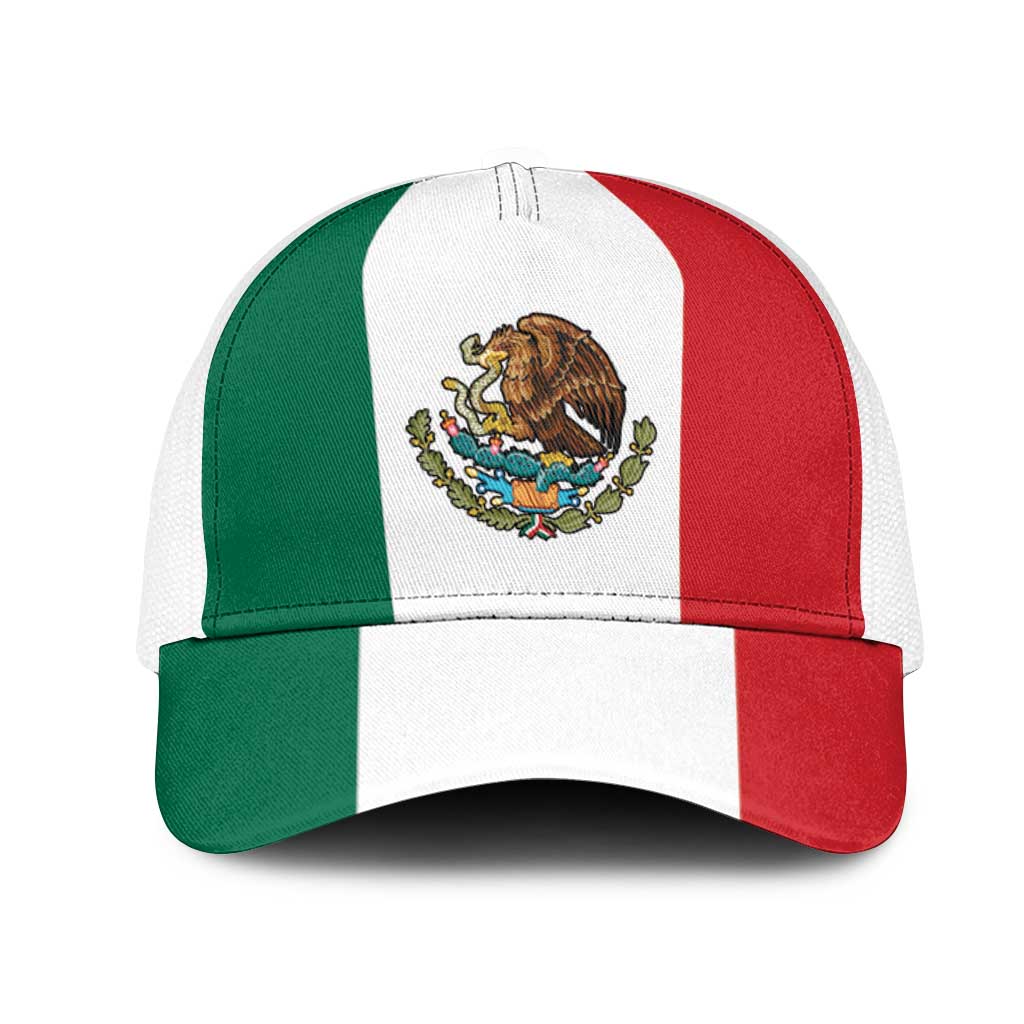 Mexico Mesh Trucker Cap Flag Color Inspiration - Wonder Print Shop