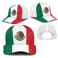 Mexico Mesh Trucker Cap Flag Color Inspiration - Wonder Print Shop