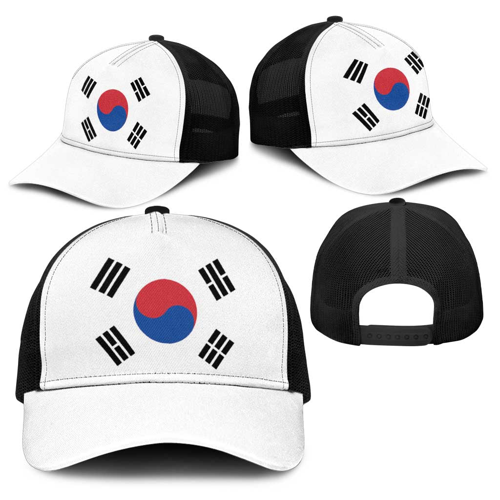 South Korea Baseball Net Cap Flag Color Inspiration - Wonder Print Shop