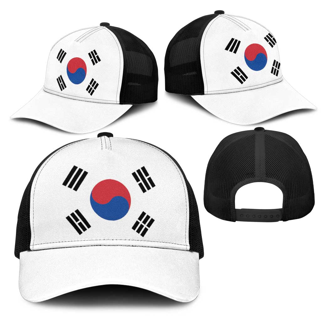 South Korea Mesh Trucker Cap Flag Color Inspiration - Wonder Print Shop