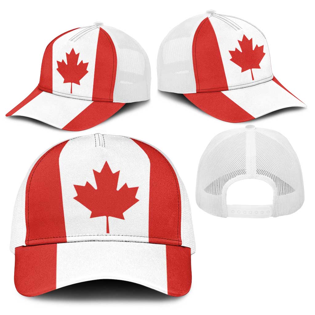 Canada Baseball Net Cap Flag Color Inspiration - Wonder Print Shop