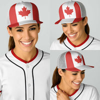 Canada Baseball Net Cap Flag Color Inspiration - Wonder Print Shop