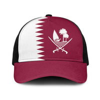 Qatar Baseball Net Cap Flag Color Inspiration - Wonder Print Shop