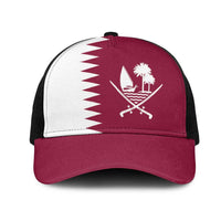 Qatar Mesh Trucker Cap Flag Color Inspiration - Wonder Print Shop