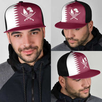 Qatar Mesh Trucker Cap Flag Color Inspiration - Wonder Print Shop