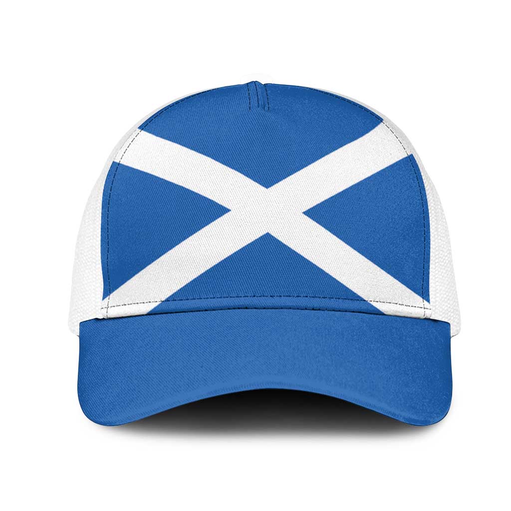 Scotland Mesh Trucker Cap Flag Color Inspiration - Wonder Print Shop