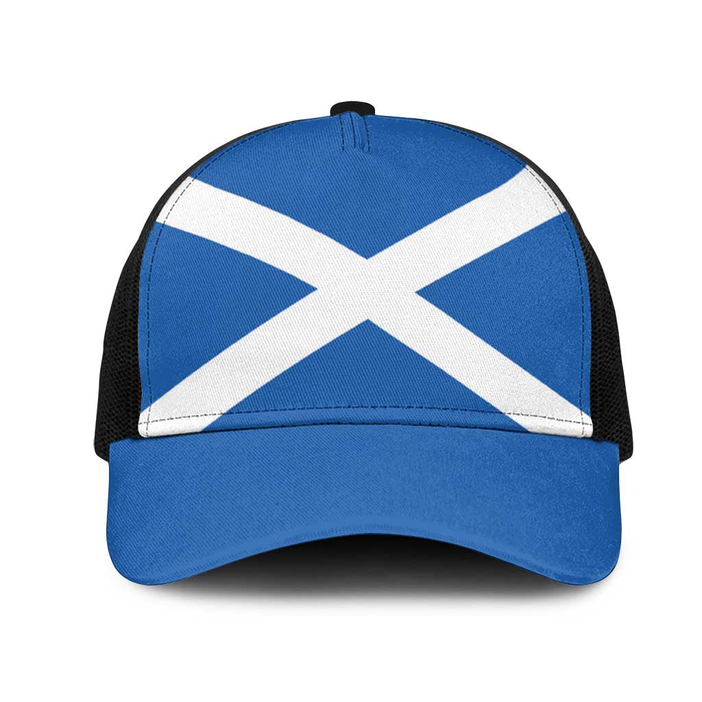 Scotland Mesh Trucker Cap Flag Color Inspiration - Wonder Print Shop
