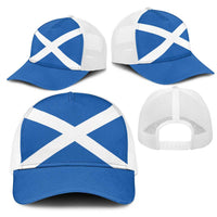 Scotland Mesh Trucker Cap Flag Color Inspiration - Wonder Print Shop