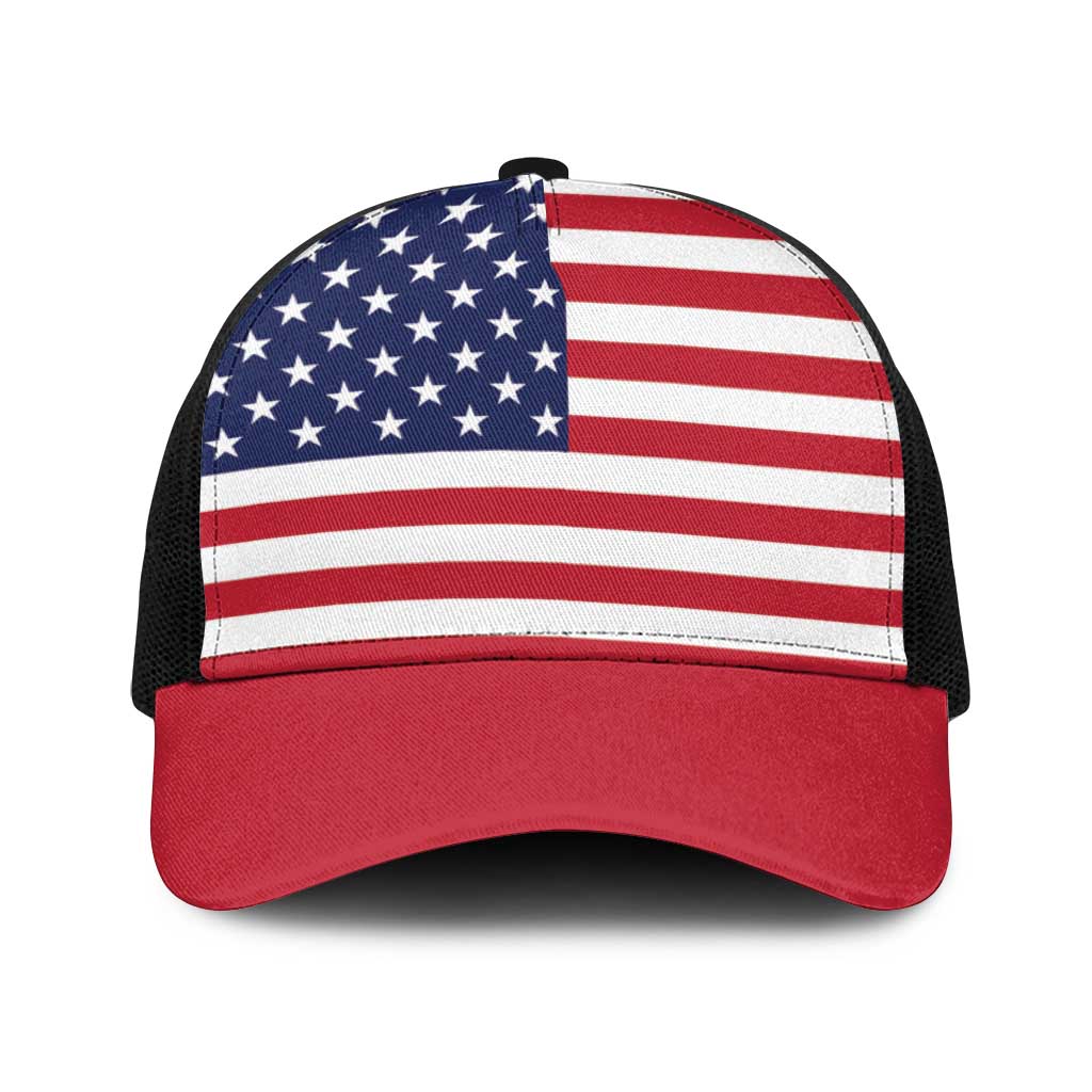 United States Baseball Net Cap Flag Color Inspiration - Wonder Print Shop