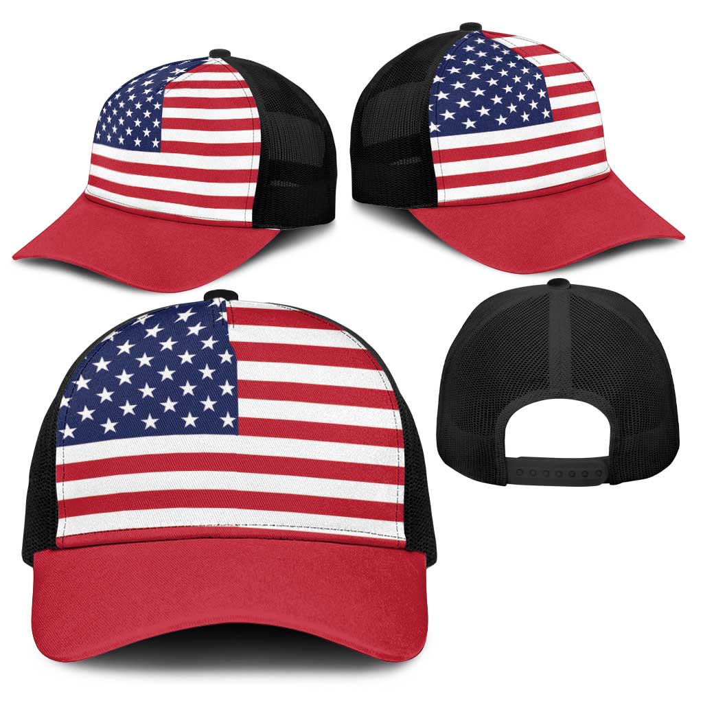 United States Baseball Net Cap Flag Color Inspiration - Wonder Print Shop