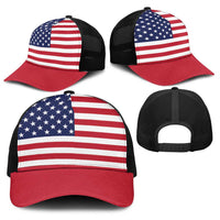 United States Baseball Net Cap Flag Color Inspiration - Wonder Print Shop