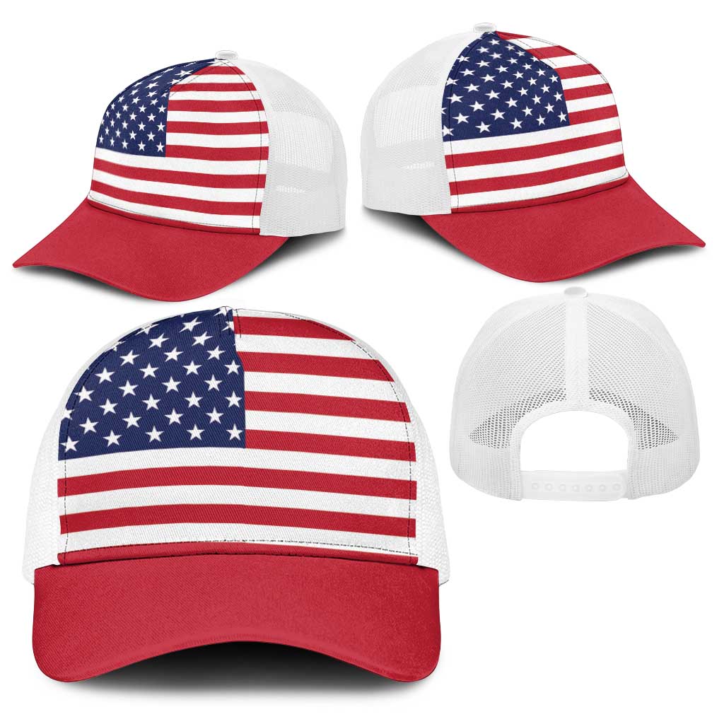 United States Baseball Net Cap Flag Color Inspiration - Wonder Print Shop