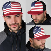 United States Mesh Trucker Cap Flag Color Inspiration - Wonder Print Shop