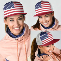 United States Mesh Trucker Cap Flag Color Inspiration - Wonder Print Shop