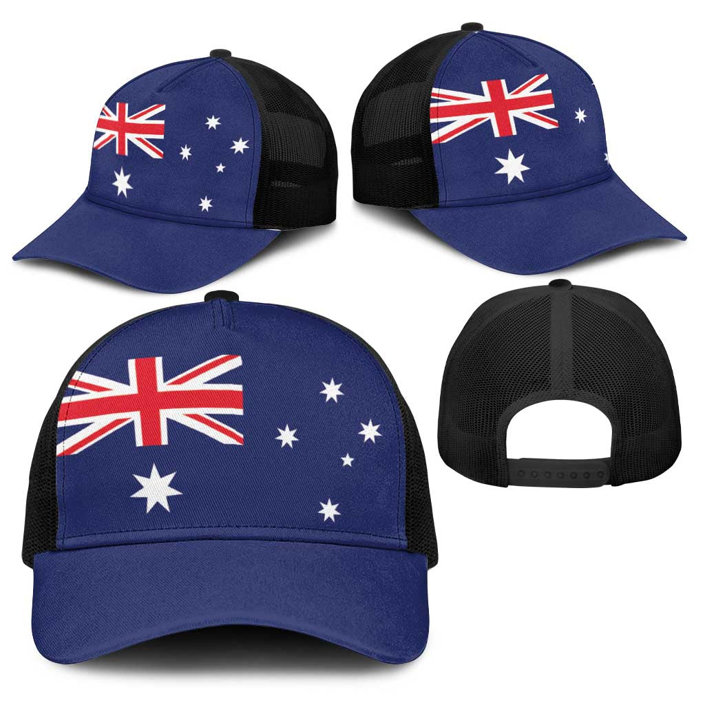 Australia Baseball Net Cap Flag Color Inspiration - Wonder Print Shop