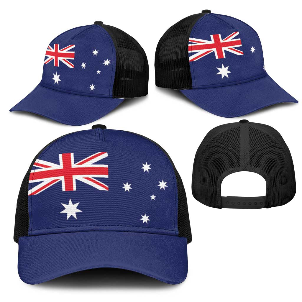 Australia Mesh Trucker Cap Flag Color Inspiration - Wonder Print Shop