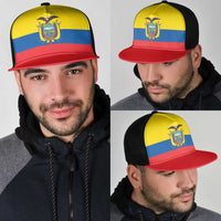 Ecuador Mesh Trucker Cap Flag Color Inspiration - Wonder Print Shop