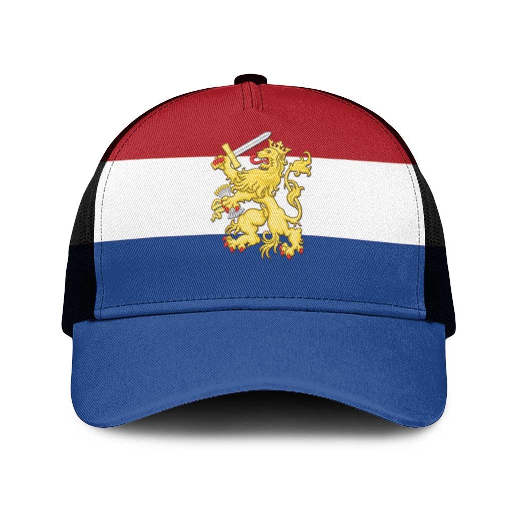 Netherlands Mesh Trucker Cap Flag Color Inspiration - Wonder Print Shop