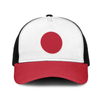 Japan Baseball Net Cap Flag Color Inspiration - Wonder Print Shop