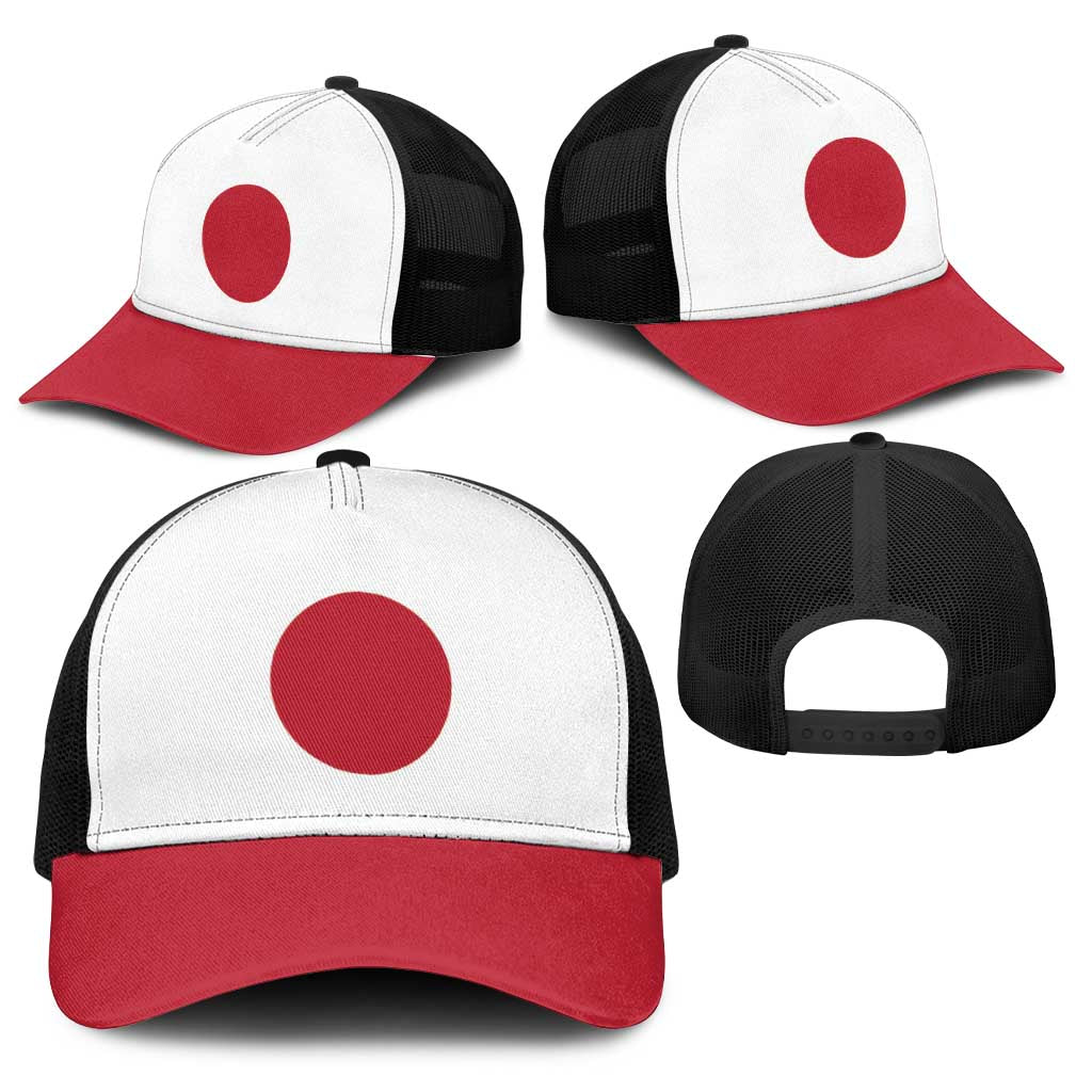 Japan Baseball Net Cap Flag Color Inspiration - Wonder Print Shop