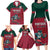 Custom Portugal Rugby Family Matching Long Sleeve Bodycon Dress and Hawaiian Shirt Go Os Lobos Wolves Mascot